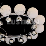 Подвесная люстра Lightstar Sferetta 801124 (220V, на тросе, шарики, кольцо, бусы)