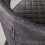 Стул полубарный Richard, замша серый Top Concept RICHARD 2000000000190