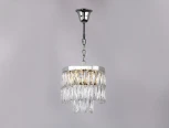 Подвесная люстра каскадная Newport 10120 10125/C (220V, хрусталь, на цепи)