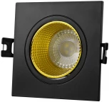 Встраиваемый точечный светильник Denkirs DK3071-BK+YE