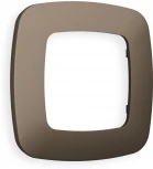 Рамка Ambrella Volt OMEGA Ecta (Темная бронза матовый) 1-ая OF140631