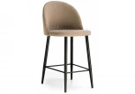 Барный стул Woodville Амизуре бежевый / черный матовый 448661