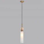 Подвесной светильник Odeon Light Lolla 6625/1 бежевый/металл/травертин 1*E14 40W 220V (на проводе, круглые)