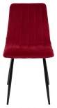 Обеденный стул M-City DUBLIN G108-38 винный/ черный каркас, велюр