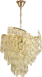 Подвесная люстра Reluce 02392-0.4-05 G (220V, хрусталь, на цепи)