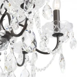 Подвесная люстра Crystal Lux ODELIS SP6 BROWN (220V, подвески, на цепи, подсвечник, свеча)