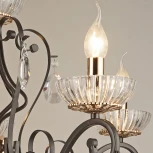 Подвесная люстра Reluce 04456-0.4-05 (220V, подвески, на цепи, подсвечник, свеча)