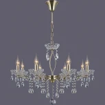 Подвесная люстра ILLUMICO IL0265-8PSQ-39 AB (220V, на цепи, подсвечник, свеча)