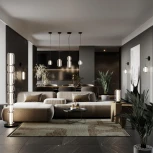 Подвесной светильник Odeon Light Jam 5409/20L черный/прозрачный/металл/стекло/акрил LED 20W 3000K 1480Лм (220V, на тросе, круглые)