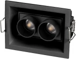 Светильник встраиваемый LED MS-ORIENT-BUILT-TURN-TC-S67x90-5W Warm3000 (BK-BK, 30 deg, 230V) (Arlight, IP20 Металл, 5 лет) 034876