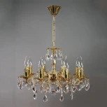 Подвесная люстра Ambiente by Brizzi Benisa 2226/8 WP New Leaf (220V, на цепи, подсвечник, свеча)