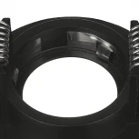 Встраиваемый светильник под лампу MR11 с цоколем GU10 черный Wolta Acento WDL-MR11/02BL-R