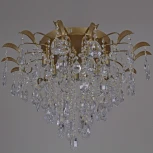 Потолочная люстра хрустальная Reluce 04035-0.3-07 MATT GOLD (220V)