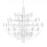 Подвесная люстра большая Loft It Gino 10196/1000 White