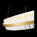 Подвесной светильник ST Luce Cherio SL383.223.01 (LED, 220V, хрусталь, на тросе, кольцо)