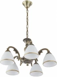 Подвесная люстра Arte Milano AM340837 340837/5 AB (220V, на цепи)