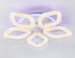 Потолочная люстра RGB Ambrella Original FA3925 (LED, 220V, пульт управления, цветы)