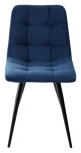 Стул CHILLI-Q синий #29, велюр / черный каркас, 4 шт/ 1 к