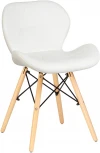 Стул обеденный BUTTERFLY (ножки светлый бук, цвет сиденья белый)