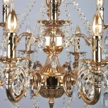 Подвесная люстра Omnilux Aosta OML-78903-12 (220V, на цепи, подсвечник, свеча)