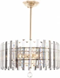 Подвесная люстра хрустальная на штанге Arte Milano Sorrento-1409 371409/6/350/470 GD (220V)