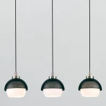 Подвесной светильник Eurosvet Nocciola 50106/3 античная бронза/черный (220V, на проводе, шарики)