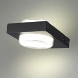 Уличный настенный светильник Odeon Light Vart 6654/6WL NATURE черный/металл IP54 LED 6W 4000K AC85-265V (220V)