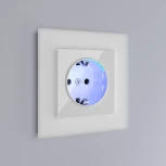 Рамка на 1 пост Favorit (белый матовый,стекло) Werkel W0011105 (a051290)