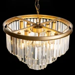 Подвесная люстра каскадная Loft IT Prism Clear 10019/500C (220V, хрусталь, на цепи)