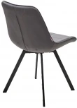 Стул CORN 360 град. поворот. G062-40 серый, велюр/ черный каркас, М-City
