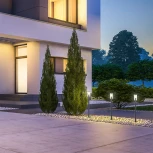 Уличный наземный светильник Escada 30003 30003G/02 E27*40W IP44 Dark grey