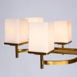 Потолочная люстра на штанге Divinare Fawaris 4504/17 LM-8 (220V, куб)