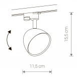 Трековый светильник Nowodvorski Profile Vespa 8824 (220V)