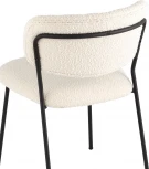 Стул Stool Group Кэрол без подлокотников букле белый