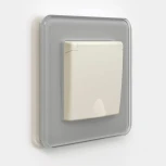 Розетка с заземлением и шторками c крышкой IP44 (айвори матовый) Werkel W1171262 (a059276)