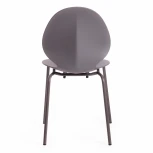 Стул EBAY (mod 03) серый (металл/пластик)