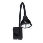 Бра на гибкой ножке для чтения Arte Lamp Cercare A4107AP-1BK (LED, 220V, выключатель)