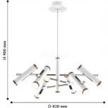 Подвесная люстра Favourite Duplex 2325-12P