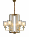 Подвесной светильник Lumina Deco Manhattan LDP 8012-6 F.GD