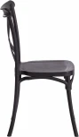 Обеденный стул Tetchair CROSS (Пластик/Черный) 19693