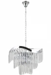 Подвесная люстра хрустальная Moderli Wave V10773-8P (220V, на цепи)