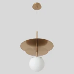 Подвесной светильник Crystal Lux UVA SP1.2 BRASS (220V, на проводе, шар)