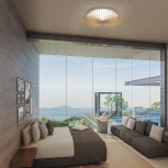 Потолочный светильник круглый Himalaya 7964 Mantra (LED, 220V, пульт управления, круглые)