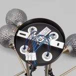 Потолочная люстра на штанге Imex MD.5299-8-S-AB+BK