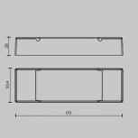 Контроллер DALI DT8 четырёхканальный 12-24VDC RGB-MIX Maytoni 721016