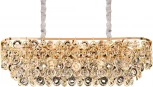 Подвесная люстра хрустальная Newport 5260 5265+10/S gold (220V, на цепи)