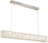 Подвесной светильник Odeon Light Crossa 5072/50L золото/прозрачный/белый/металл/хрусталь/алебастр LED 50W 3700K (220V)