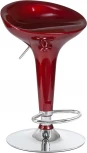 Стул барный BOMBA (бордовый металлик)
