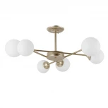 Потолочная люстра на штанге Arte Lamp Marco A2703PL-6SG (220V, шарики, молекулы)