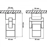 Спот карданный Lightstar Illumo L1 051046 (220V, круглые, IP65)